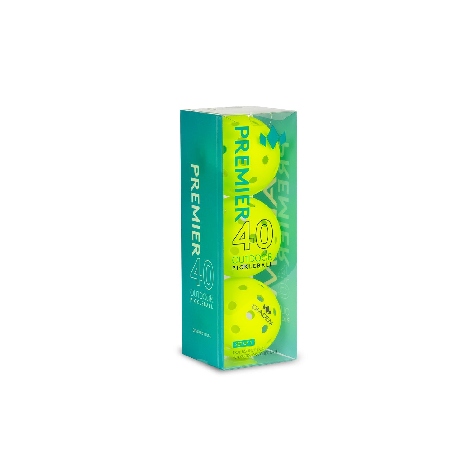 Premier 40 Outdoor Pickleballs - Diadem Sports